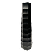 23"H Terini Medium Metal Vase Black