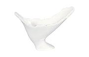 Burled Vase, Glossy White
